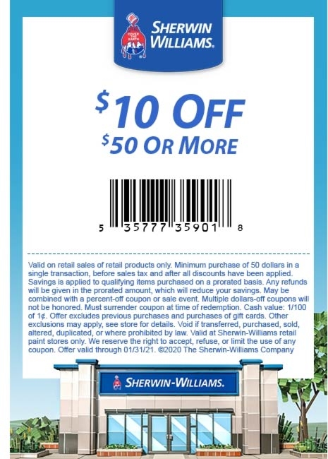  10 Off 50 At Sherwin Williams Paint Stain sherwinwilliams The 