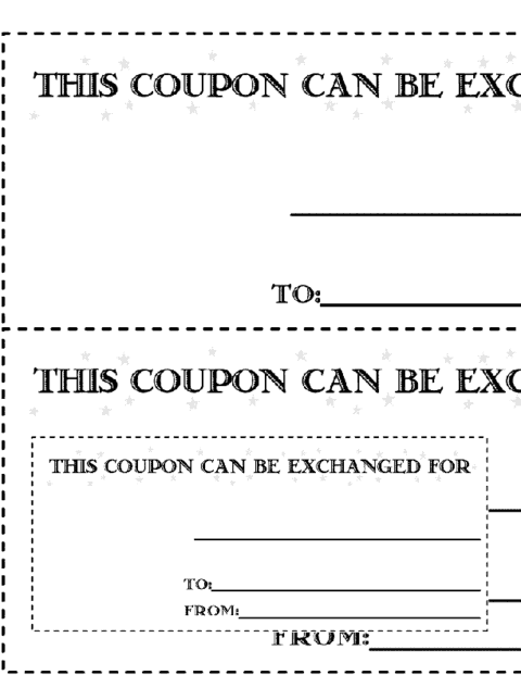 11 Free Coupon Templates Word Excel PDF Formats