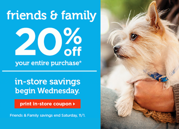 20 OFF Petco Printable Store Coupon And Online Promo Code Woof 