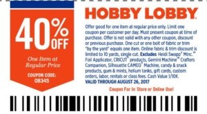 40 Off Hobby Lobby Printable Coupon Online 2023 Free Shipping Code 