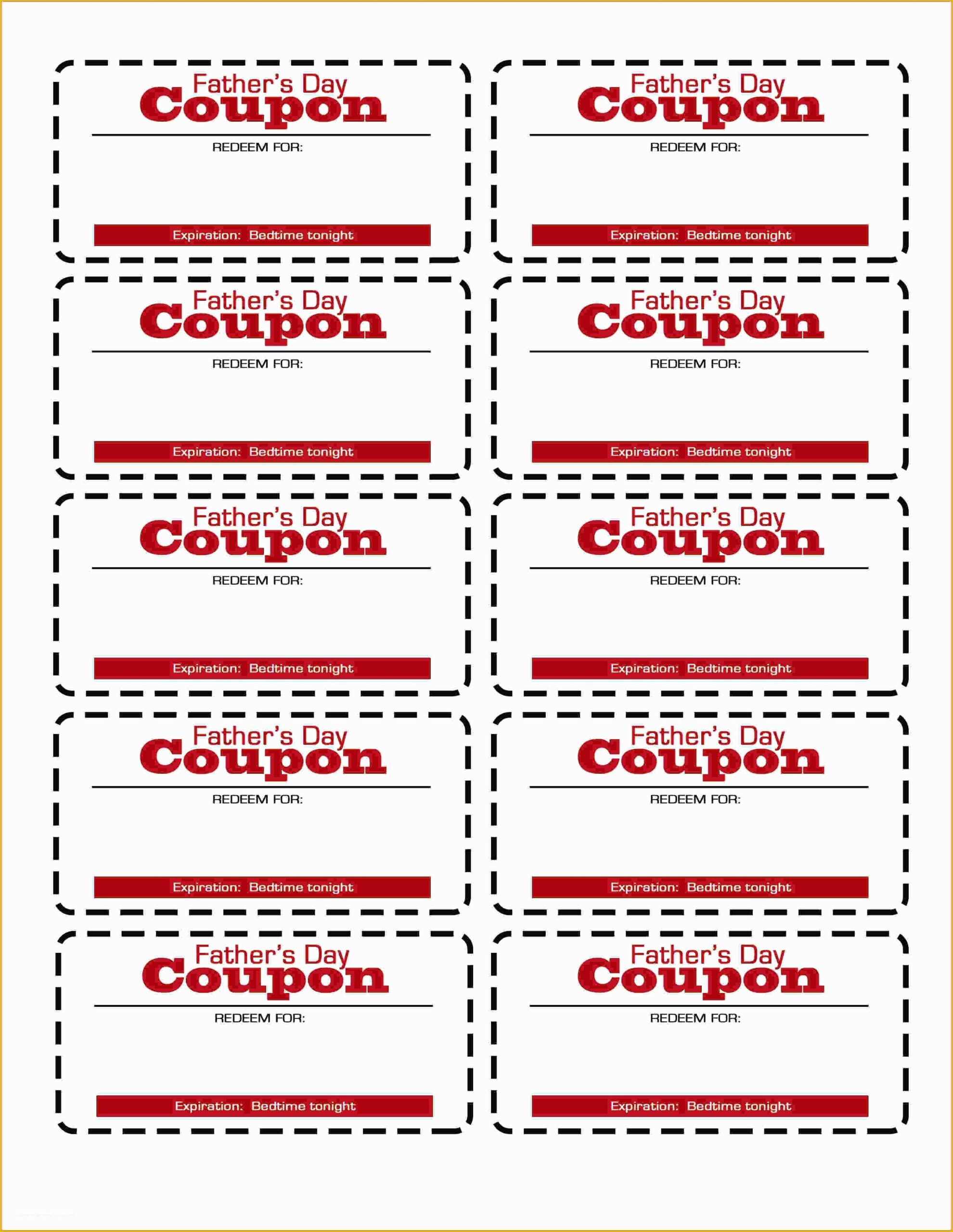 42 Free Printable Coupon Templates Heritagechristiancollege