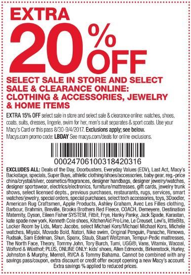 80 Off Macys Coupon Codes 2025 Discounts And Deals