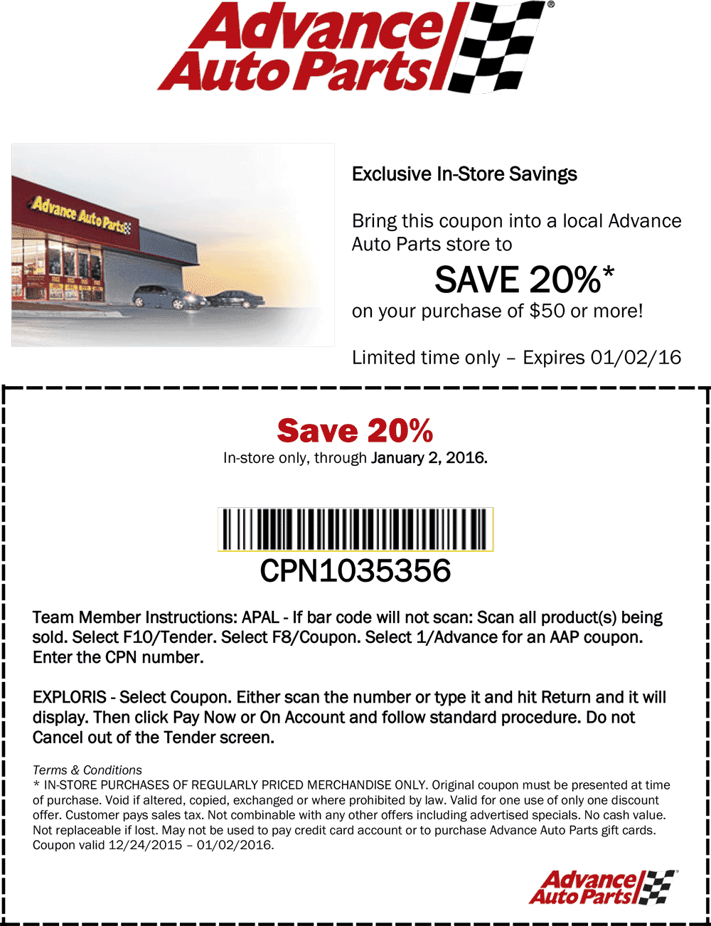 Advance Auto Parts Coupon Code 2024 Printable Dehlia Keelia