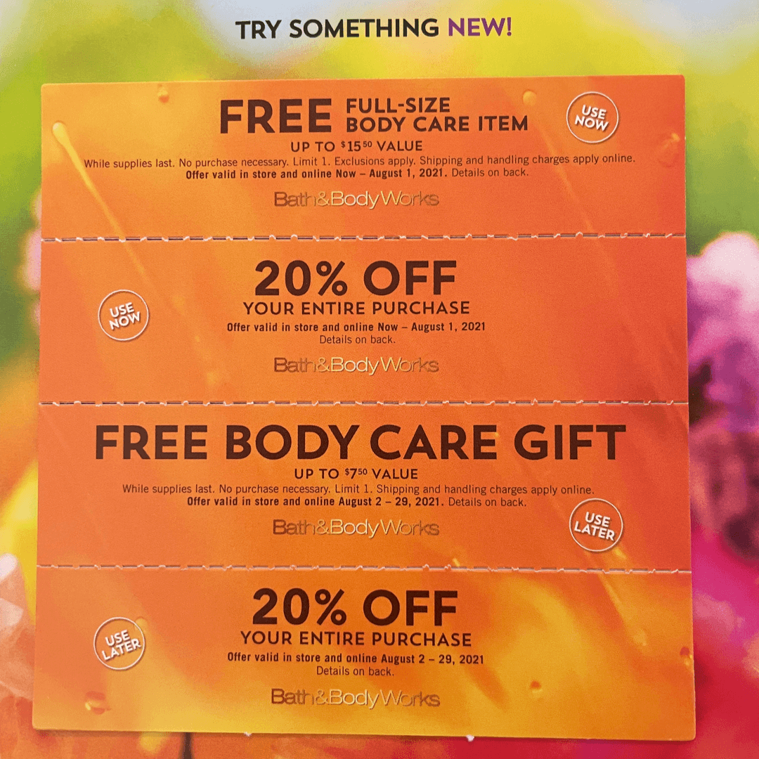 Bath And Body Coupons July 2025 Eric J Salas