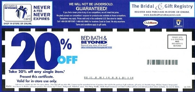 Bed Bath And Beyond Coupon Printable And Promo Codes 2015 Bed Bath 