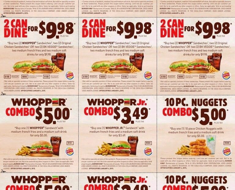 Bk Coupons Printable Printable Yearly Calendar