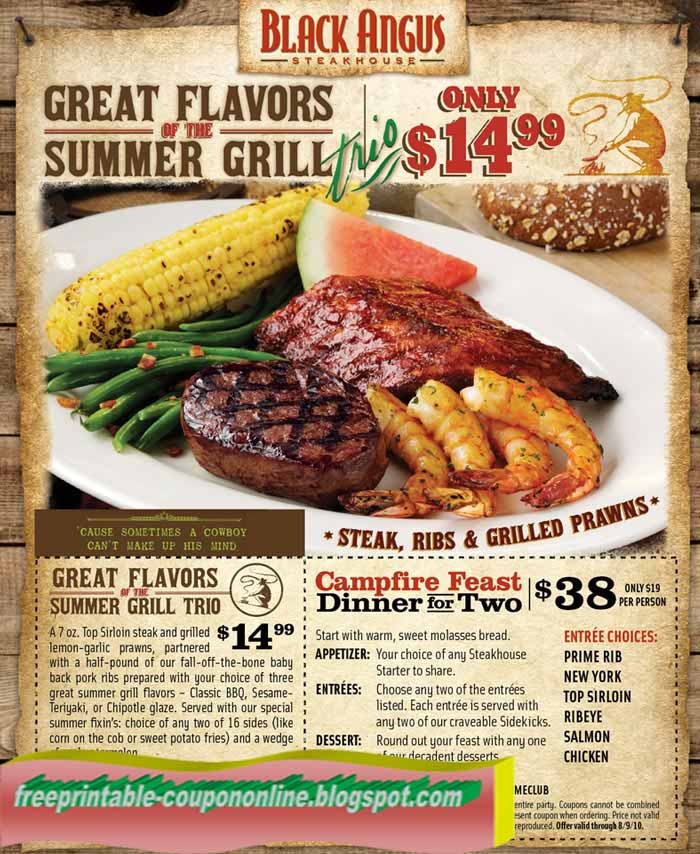 Black Angus Coupon 2025 Lia D Bostic