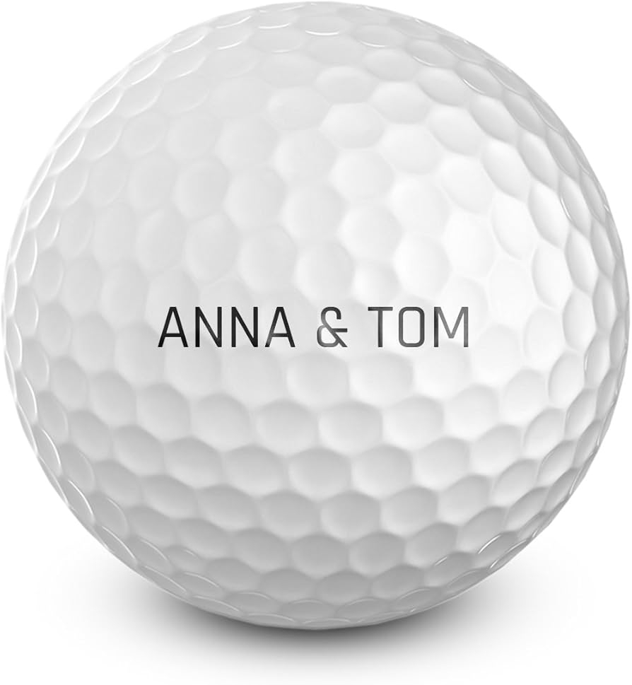 Blank Golf Ball Individually Printed With Your Text Image Or 