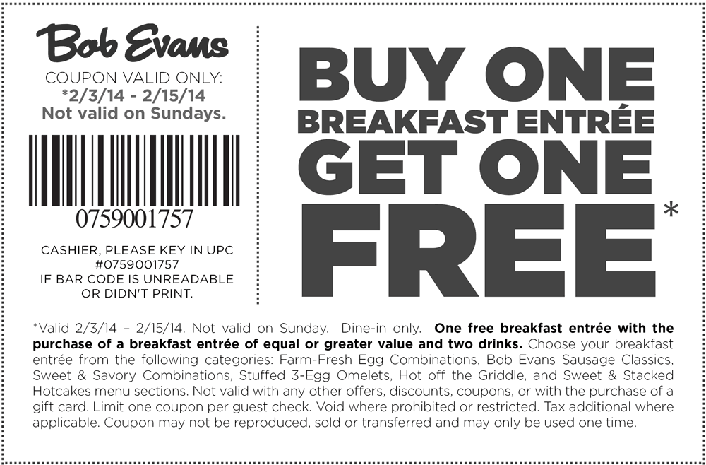 Bob Evans Store Coupon Printable Worksheets Library Bob Evans Store Coupon Printable Worksheets Library