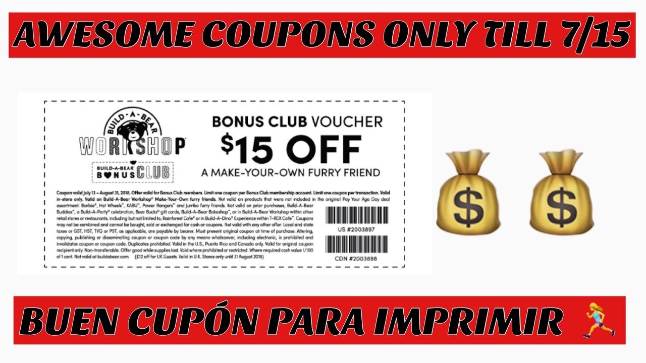 Build A Bear Coupon 15 Off Printable Build A Bear Coupon 15 Off Printable
