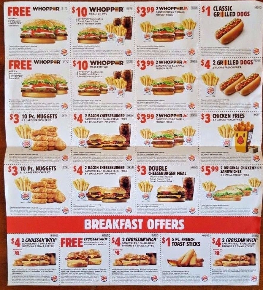 Burger King Coupon Codes 2025 Phoenix Brooks
