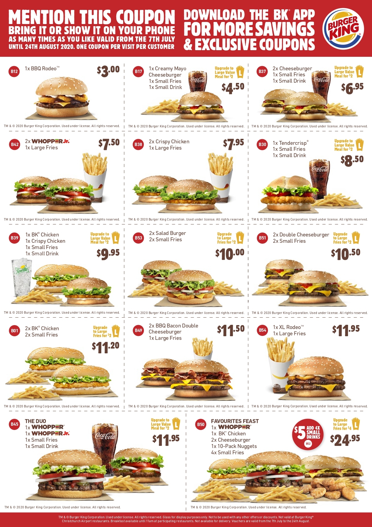 Burger King Coupons 2025 Pdf Printable Free Joyce C Finley