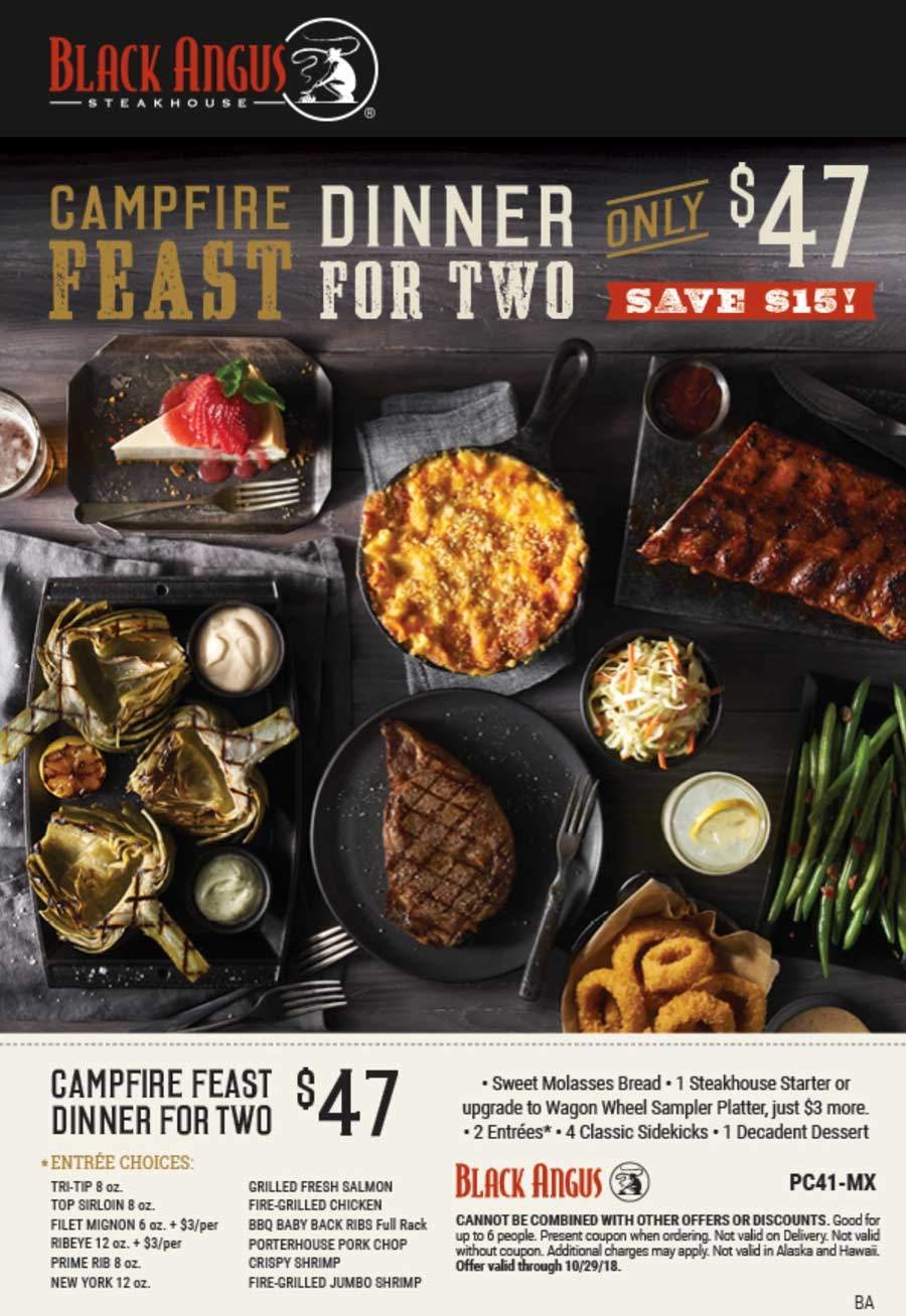 Campfire Feast Black Angus Coupon 2019
