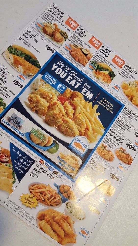 Captain D 39 s Coupons Printable 2023