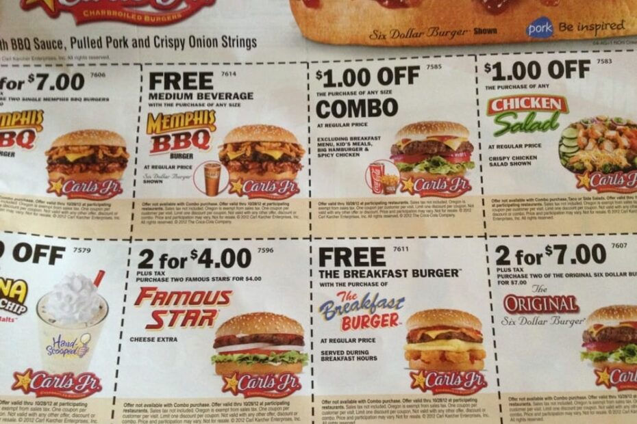 Carls Jr Printable Coupons