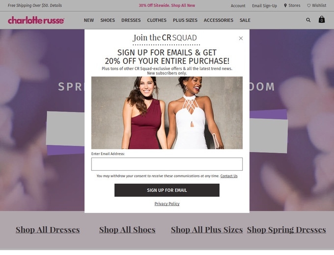 Charlotte Russe Coupons CharlotteRusse Discount Codes
