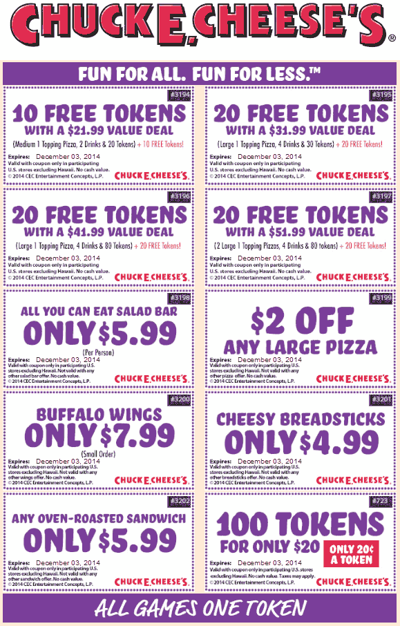 Chuck E Cheese Coupons 2025 Printables Luca C Allison