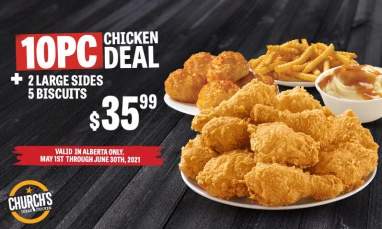 Church 39 s Chicken Coupons Deals June 2021 Canadian Savers