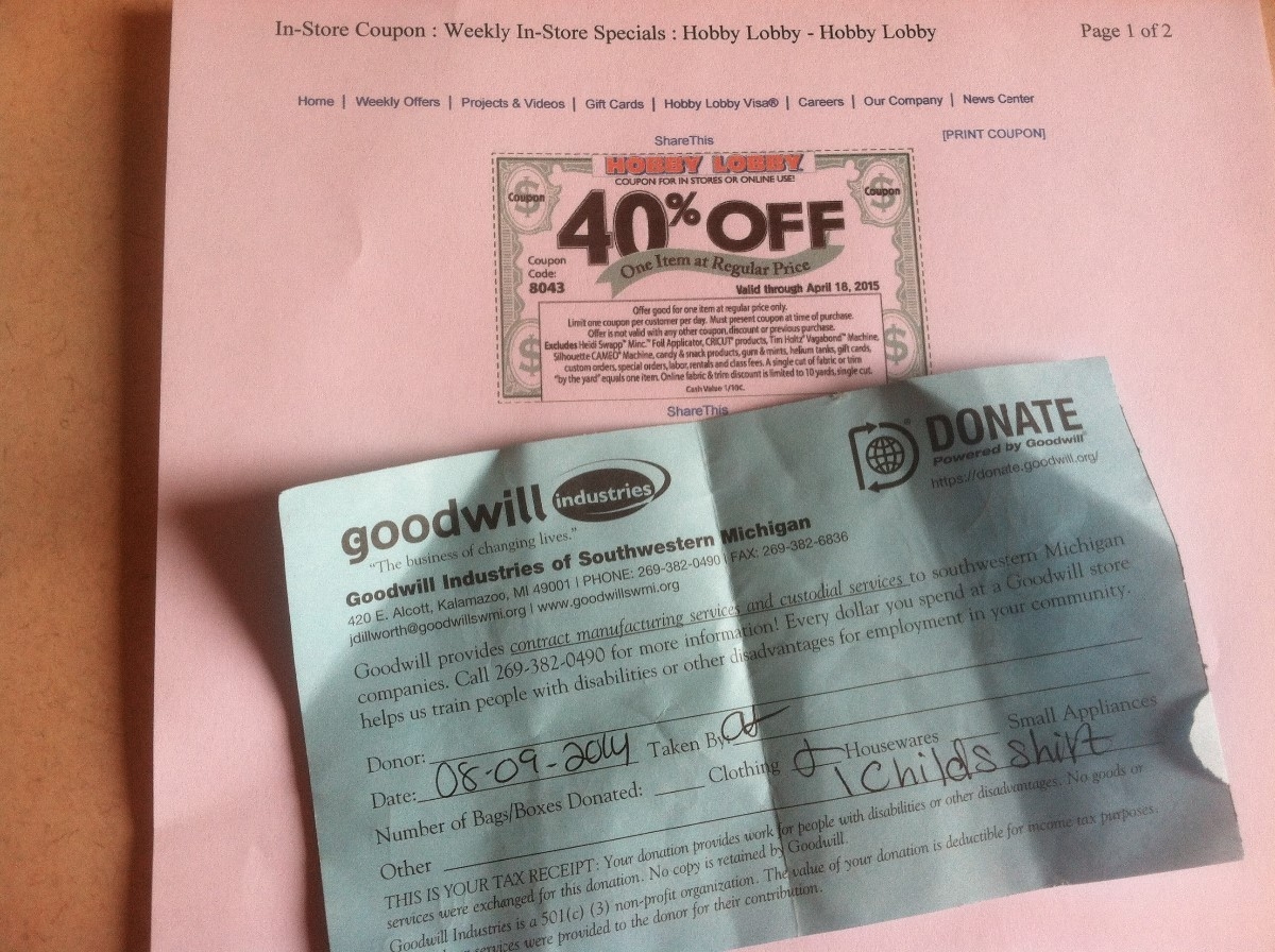Coupon Goodwill 2025 Florence D Whitfield