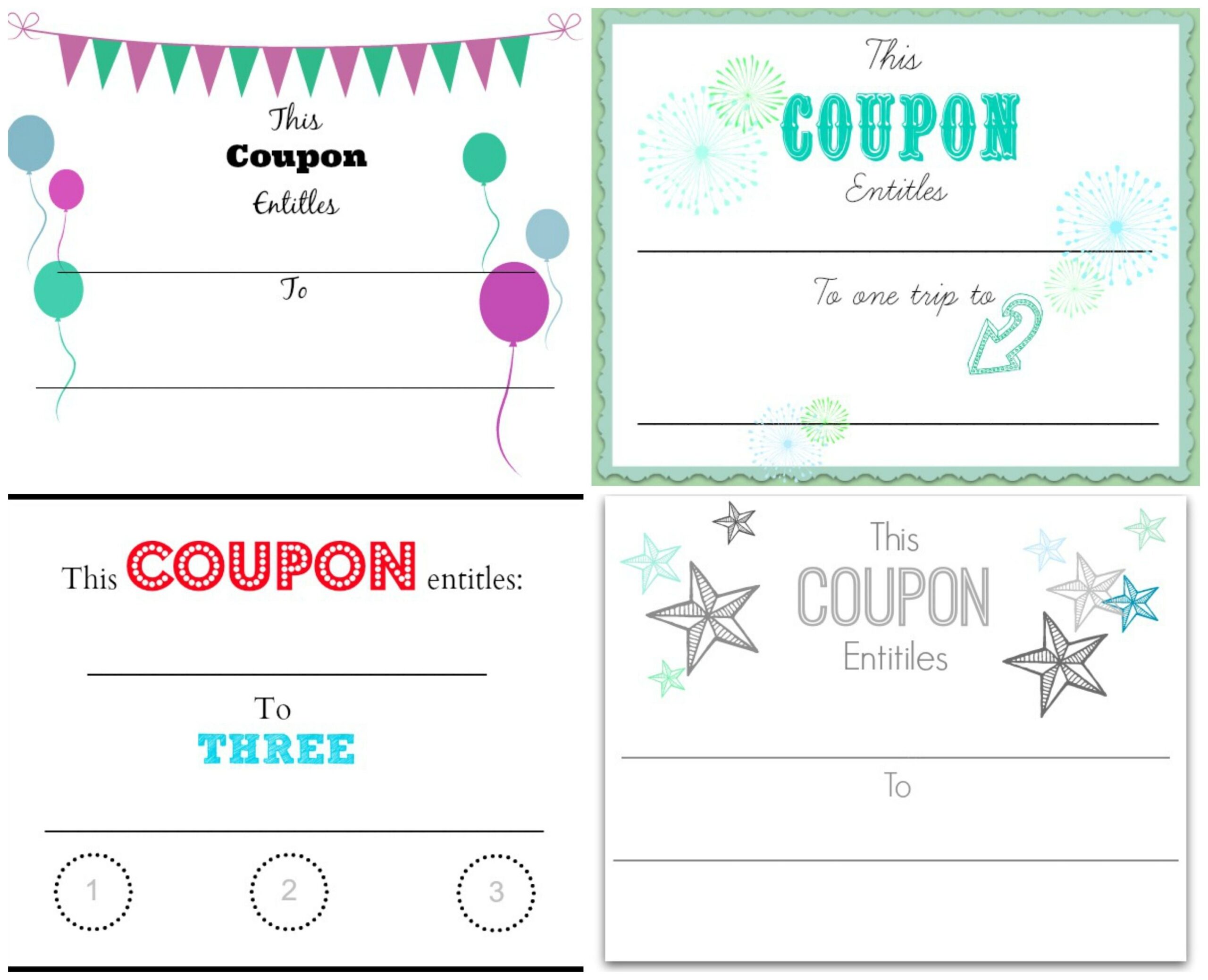 Coupon Template Free Printable