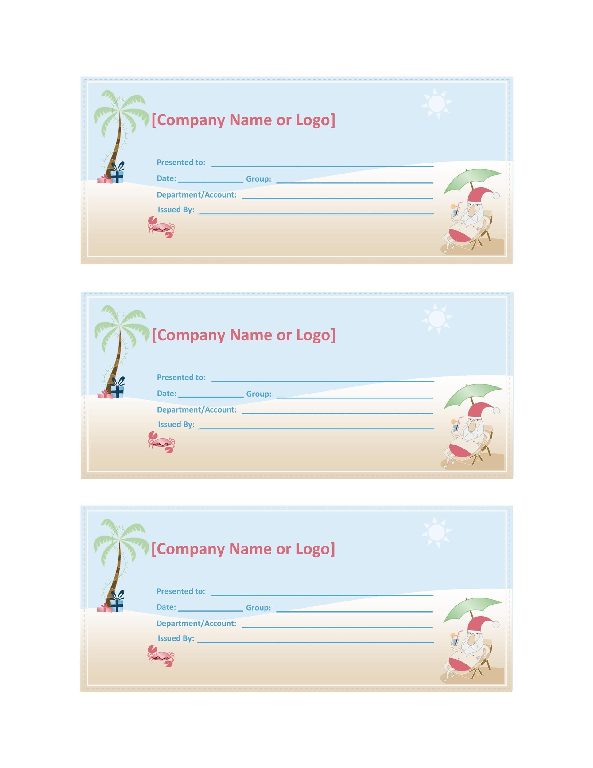 Coupon Templates Free Printable
