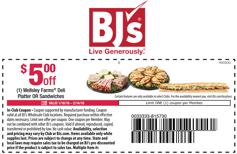 Coupons For Bj Club