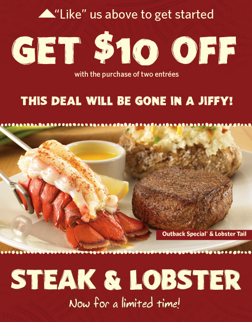 Coupons For Outback Steakhouse Printable