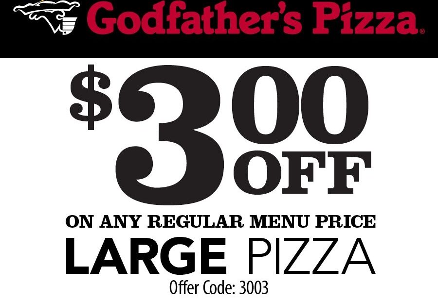 Coupons Godfather 39 s Pizza