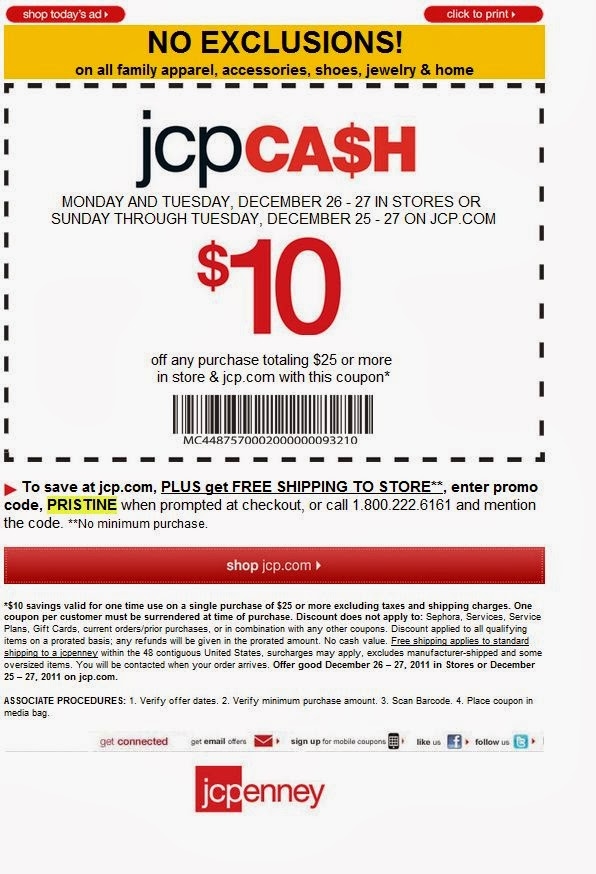 Coupons Jcpenney In Store Printable