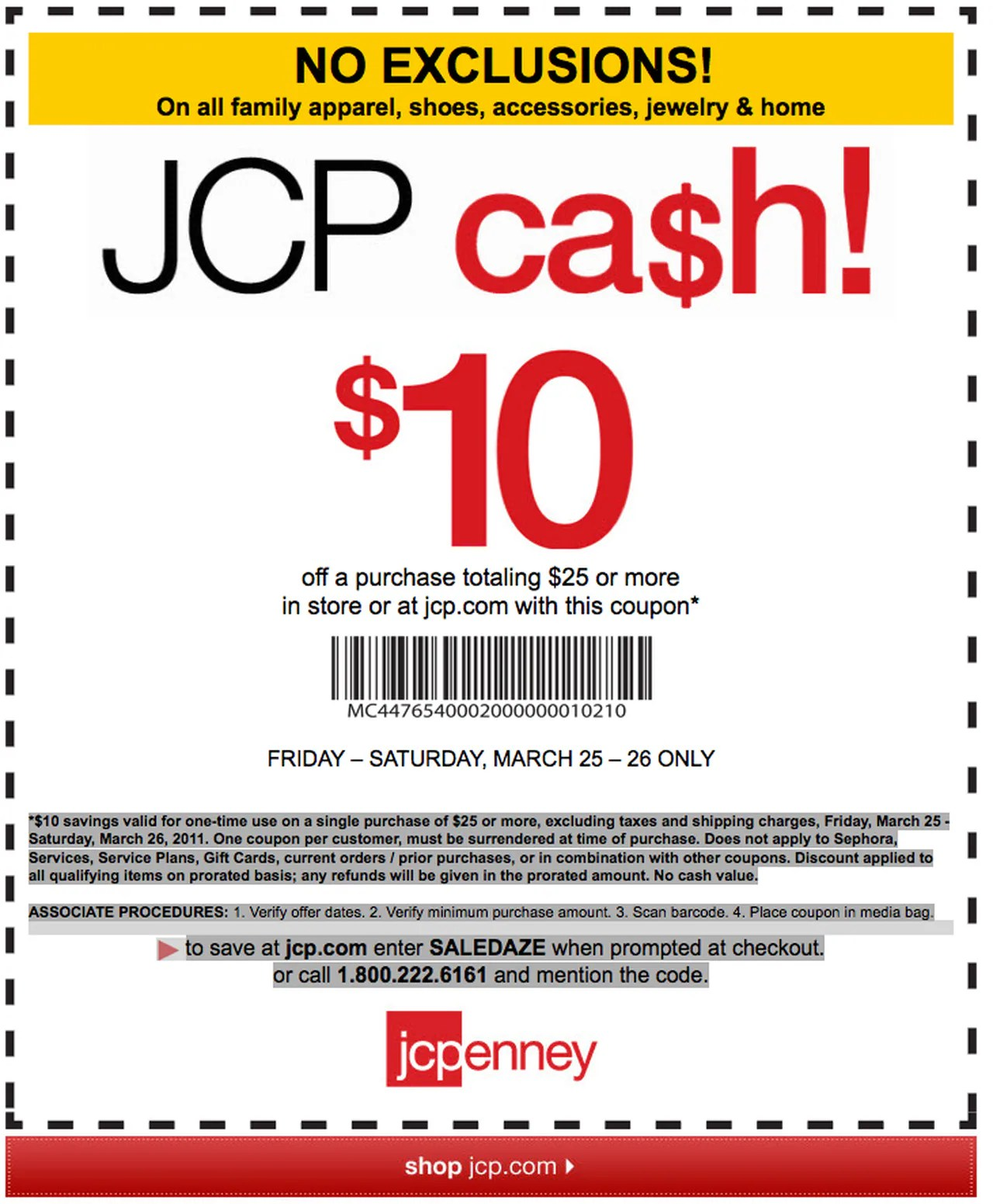 Coupons Jcpenney In Store Printable