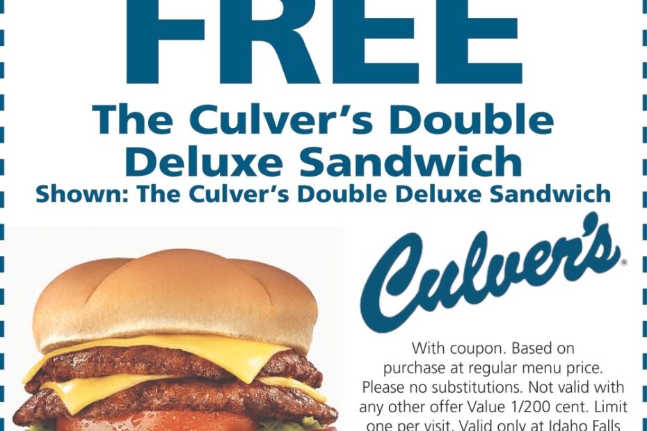 Culver Coupons Free Printable