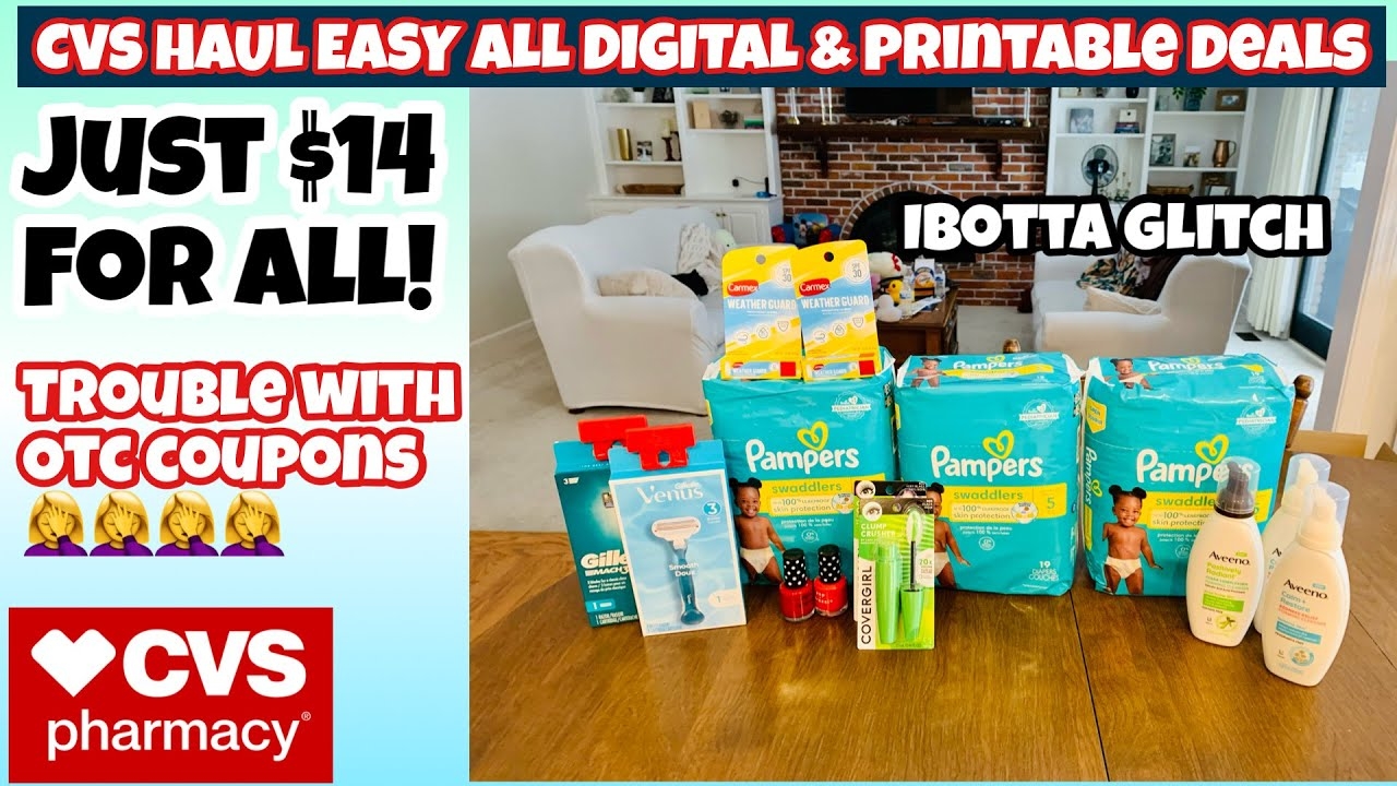 CVS COUPONING HAUL Easy All Digital And Printable Deals Learn CVS 