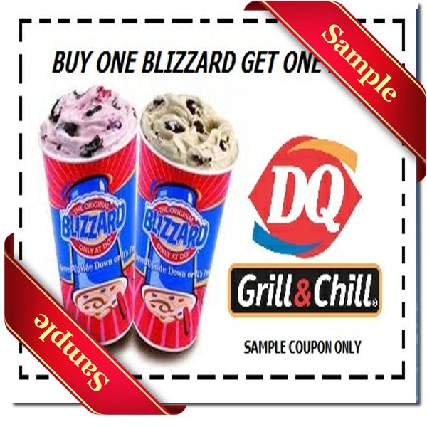 Dairy Queen Coupons 2013 Printable Printable Coupons Sample Coupons