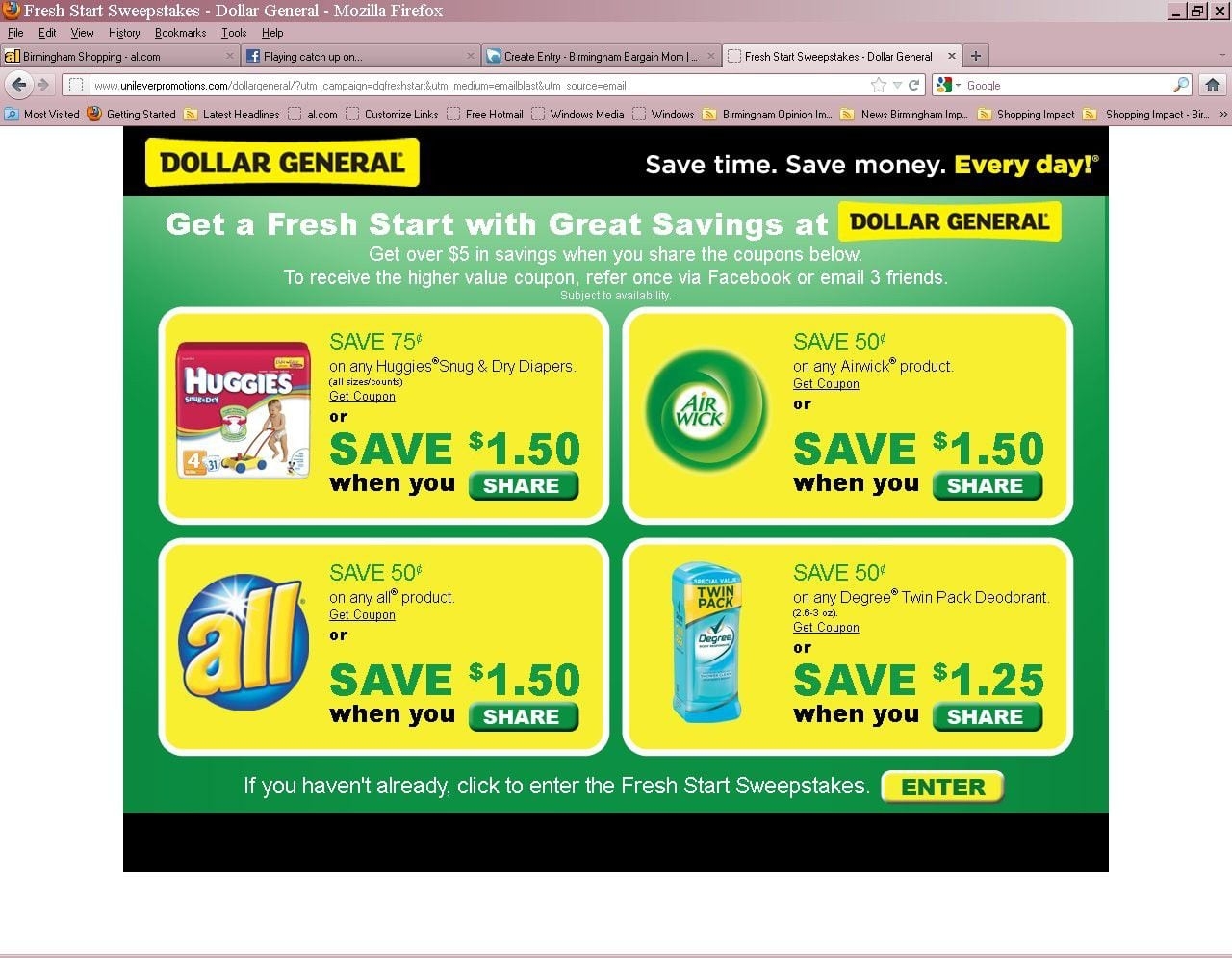 Dollar General Coupons Printable
