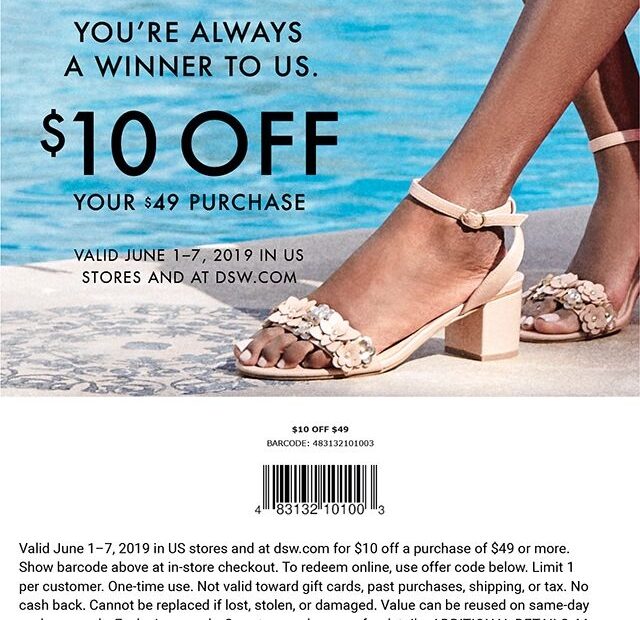 Dsw Shoe Warehouse Coupons Printable