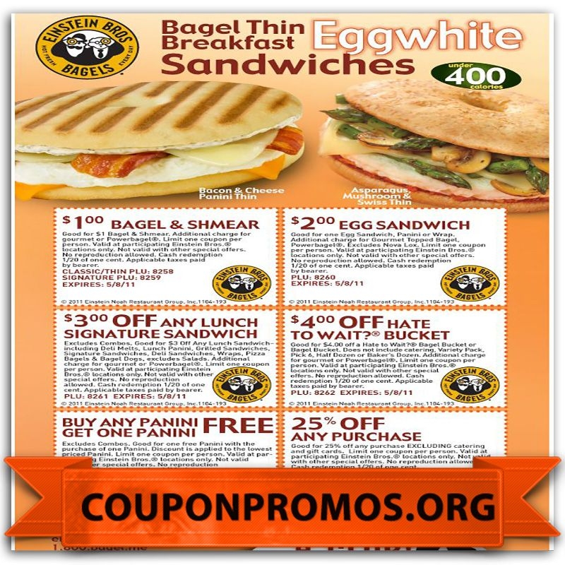 Einstein Bagel Coupons Printable Printable Word Searches