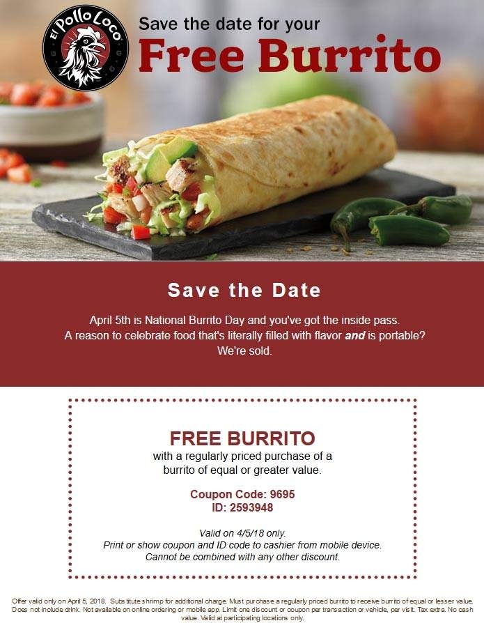 El Pollo Loco Coupons 2024 Printable Fiona Jessica