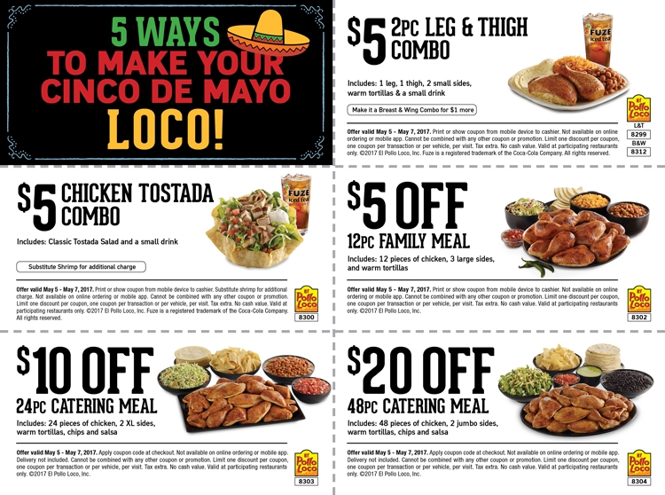 El Pollo Loco Coupons Printable 2024 Rana Ursula