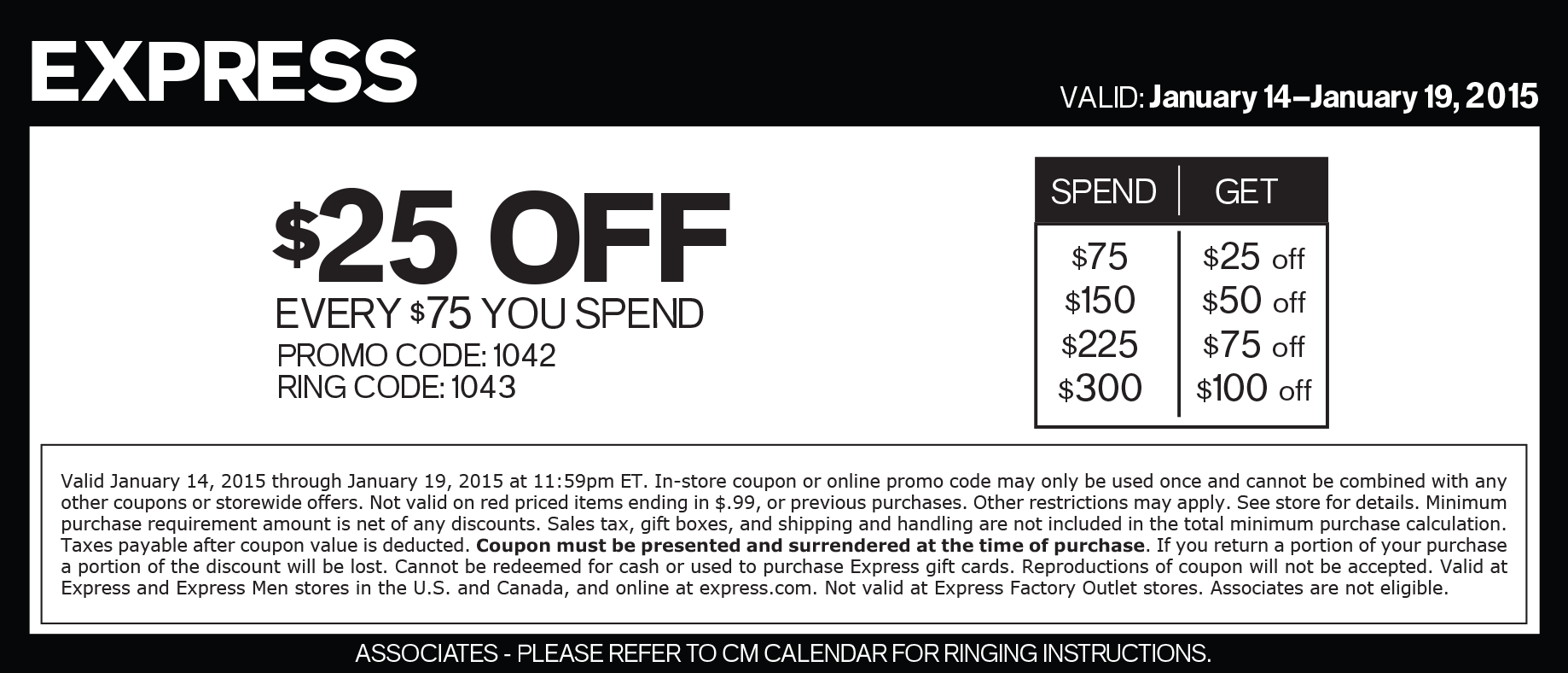 Express Coupon Code 75 Off 200 Online 2024 Dulcie Virgina