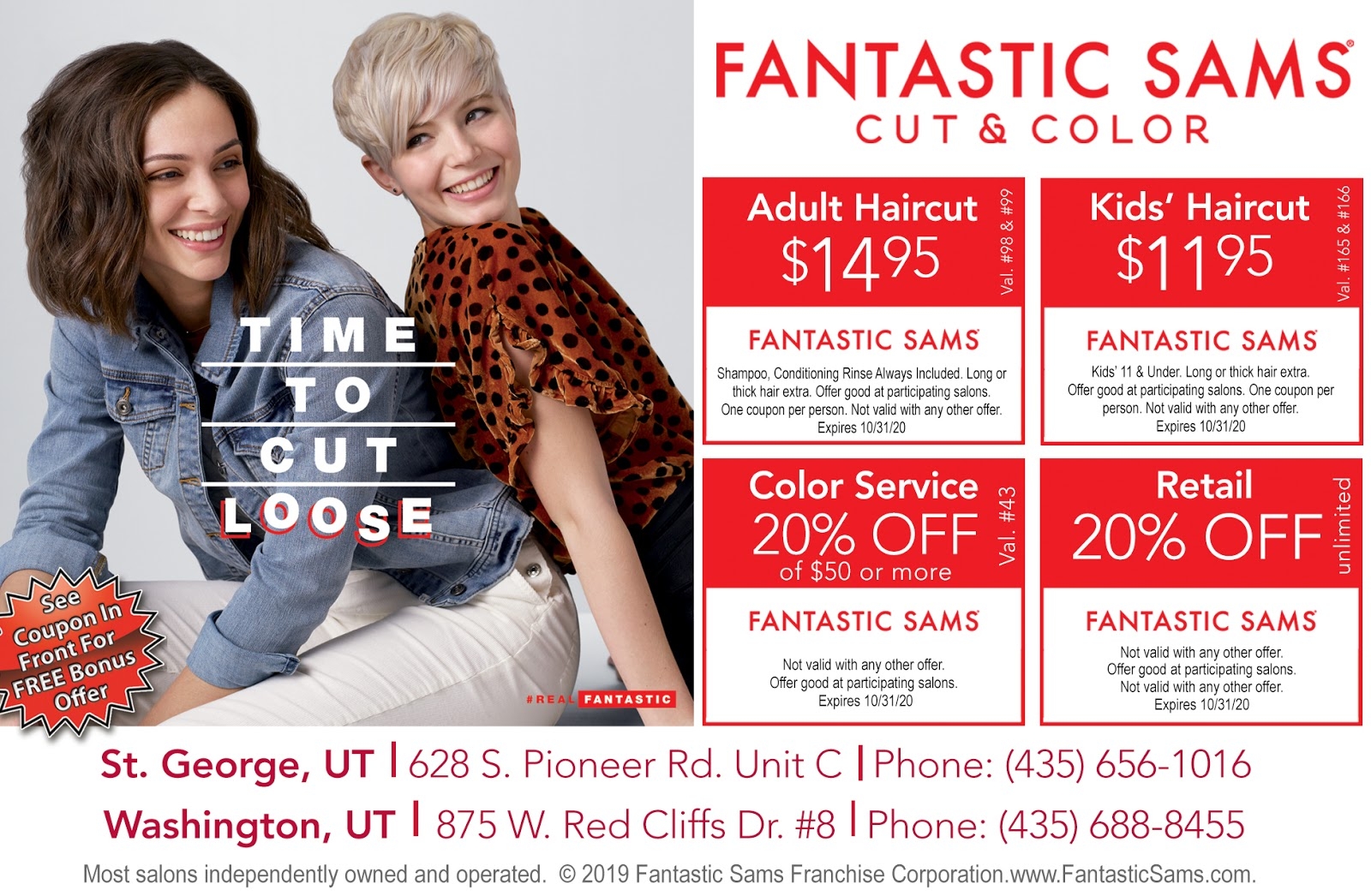 Fantastic Sams Haircut Coupons Printable 2023