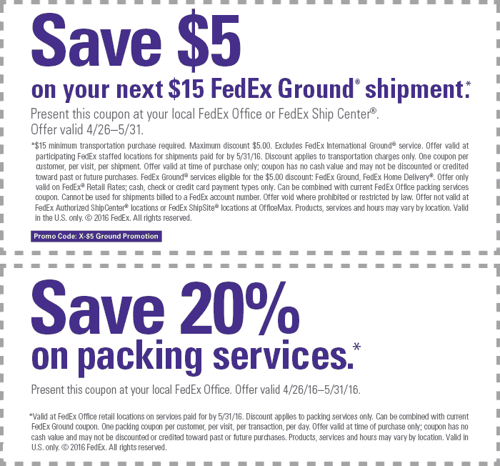 Fedex Printable Coupon Printable Word Searches