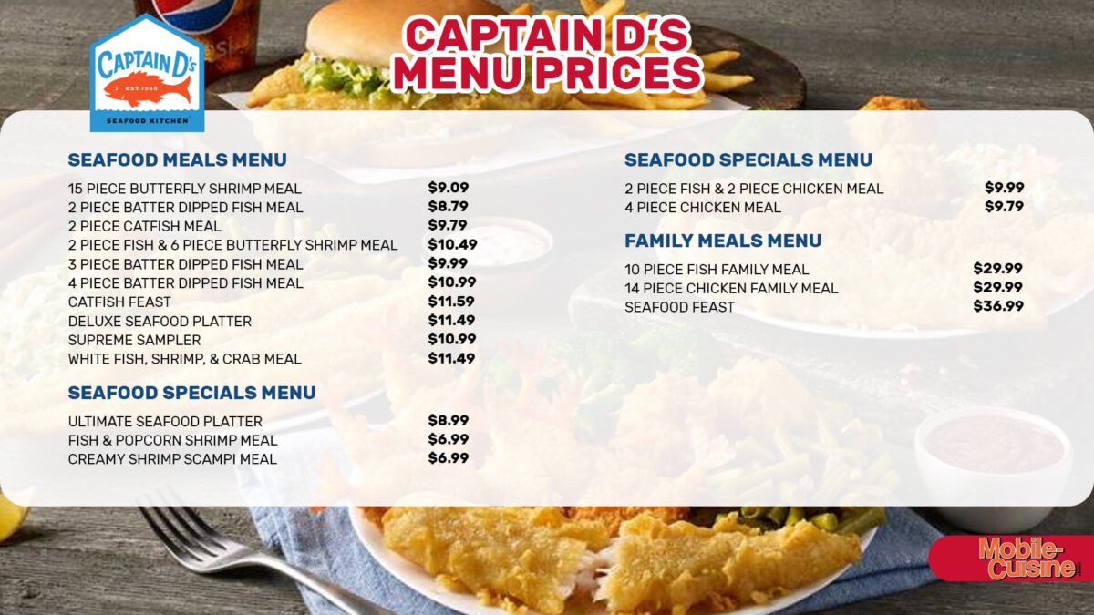 Free Captain Ds Family Meal Coupon 2025 Leonard Manning