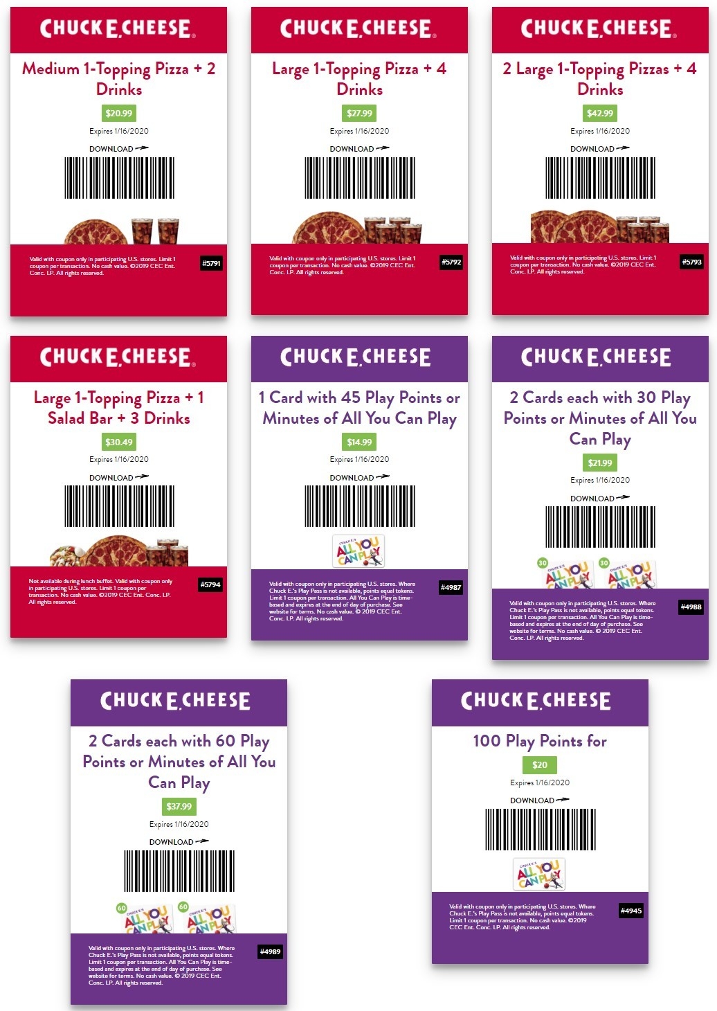 Free Chuck E Cheese Coupons 2025 Printable Brodie H Nicolay