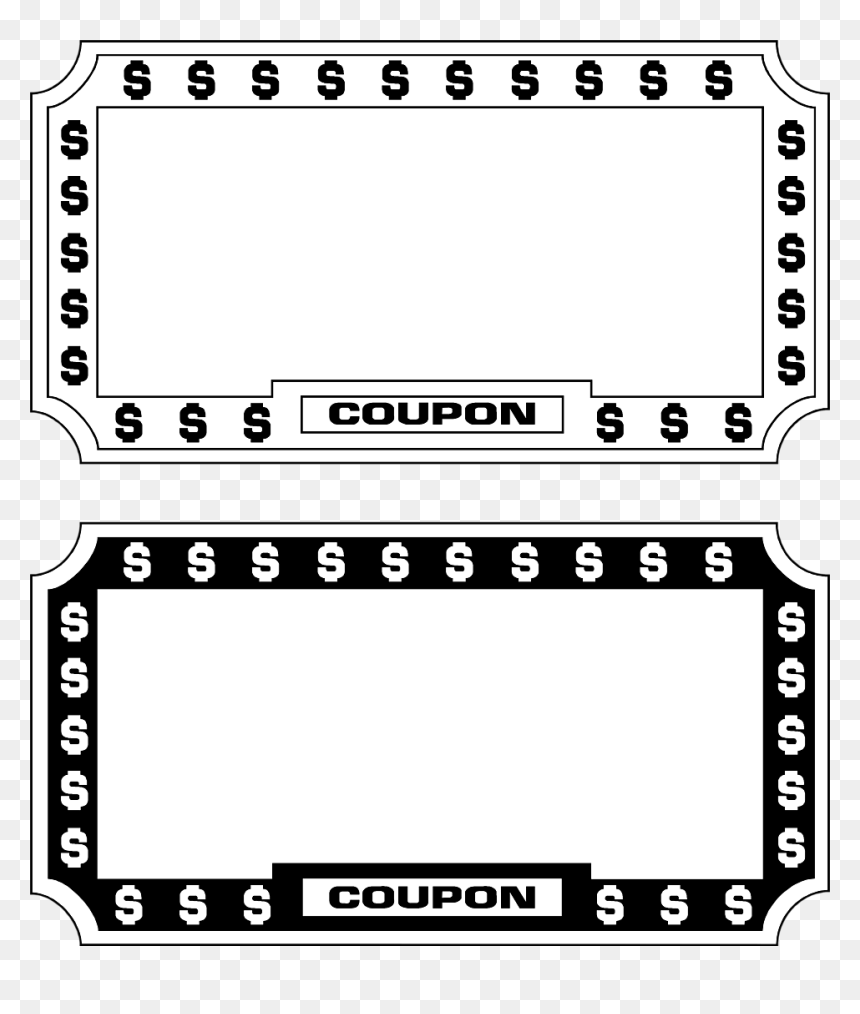 Free Printable Coupon Template Blank Printable Word Searches