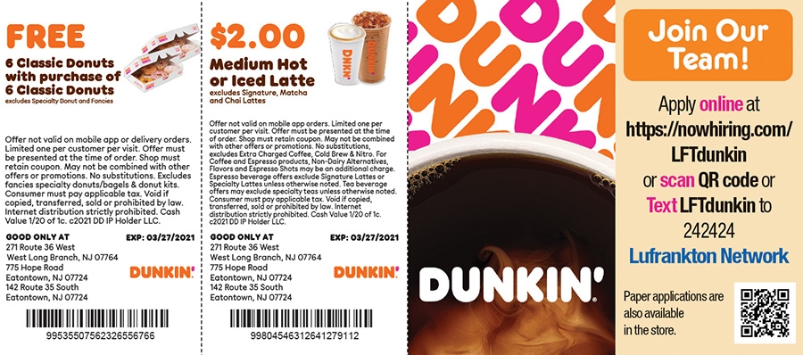 Free Printable Coupons Dunkin Donuts Download Free Printable Coupons 
