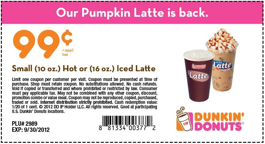 Free Printable Coupons Dunkin Donuts Download Free Printable Coupons 