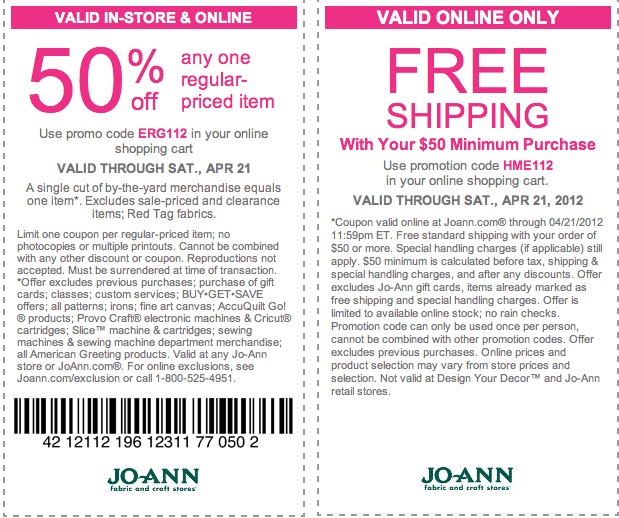 Free Printable Coupons For Joann Fabrics Download Free Printable 