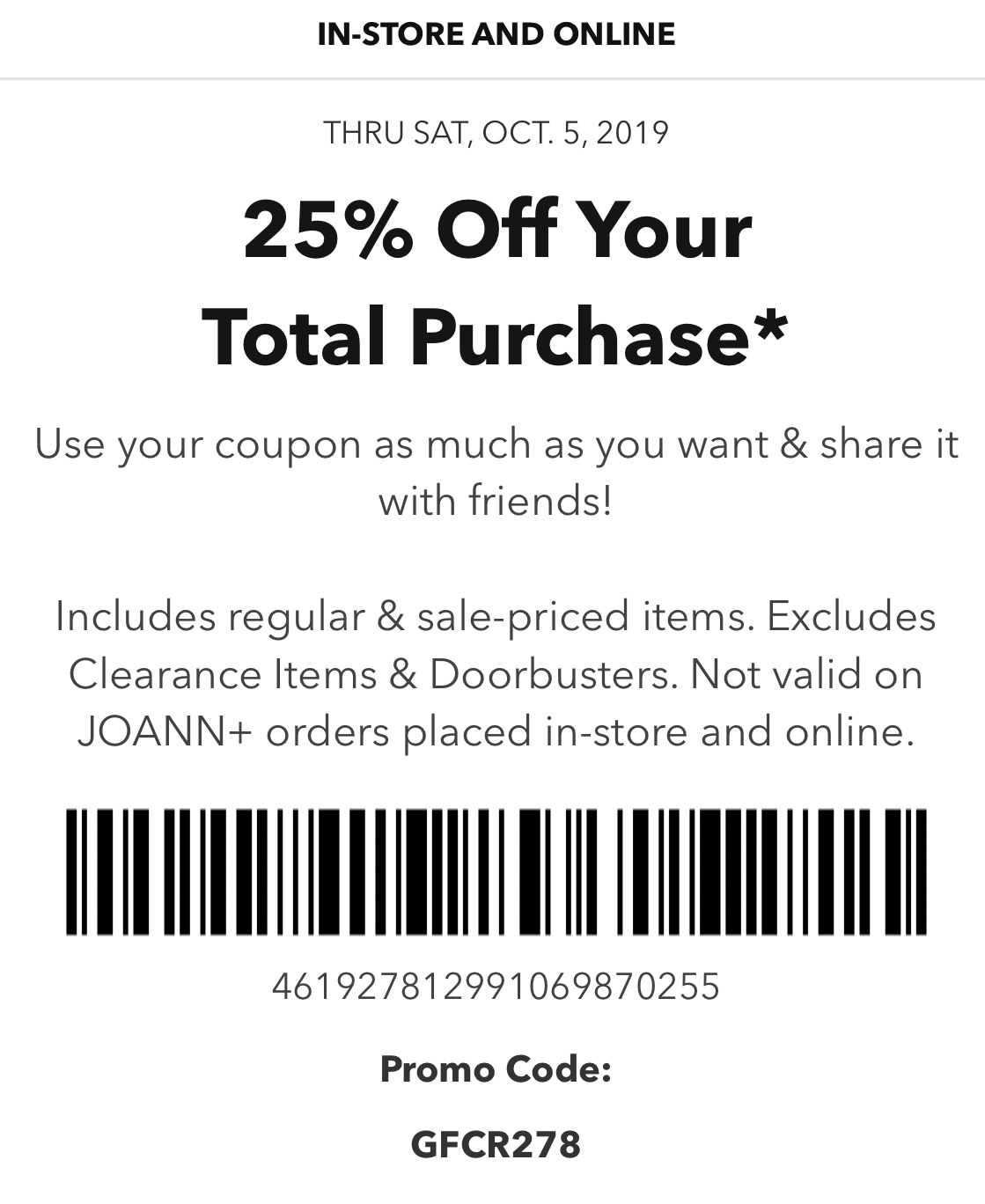 Free Printable Coupons For Joann Fabrics Download Free Printable 