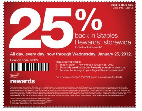 Free Printable Coupons Staples Download Free Printable Coupons Staples 