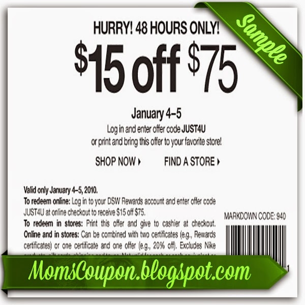 Free Printable DSW Coupons Free Printable Coupons 2015
